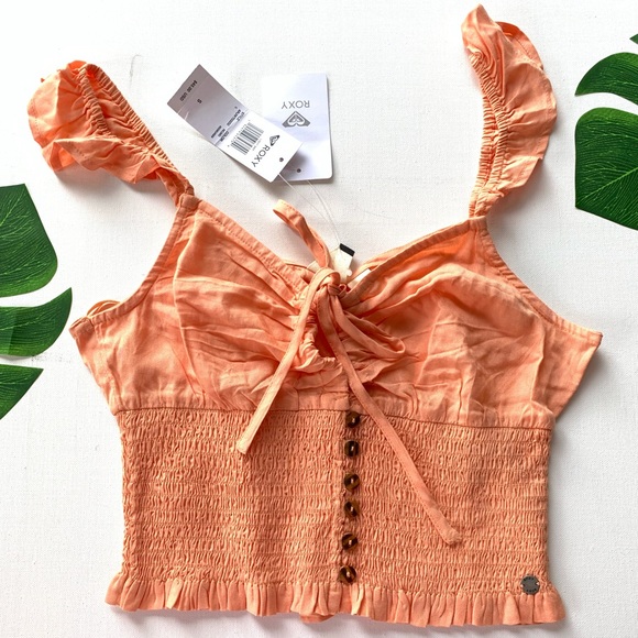 🍑ROXY Light Sky Crop Top 🍑 - Picture 2 of 7